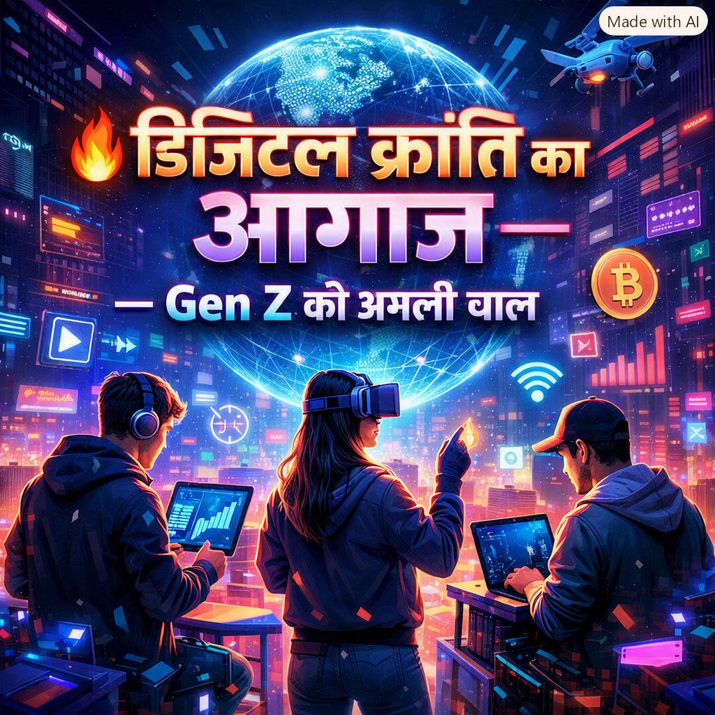 डिजिटल क्रांति का आगाज़ — Gen Z की अगली चाल.